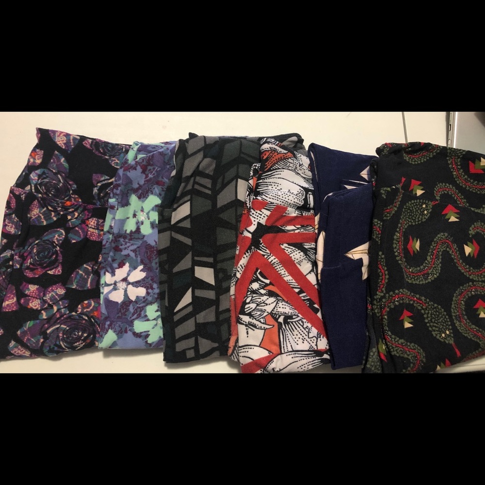 6 Pairs OS Lularoe Leggings